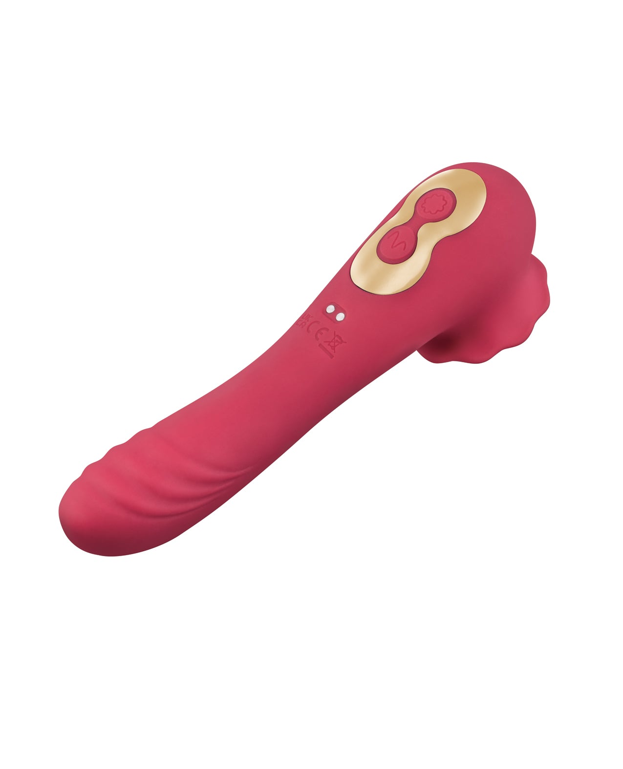 Secret Kisses Rosegasm Rose Quake Dual Ended Tapping Vibe