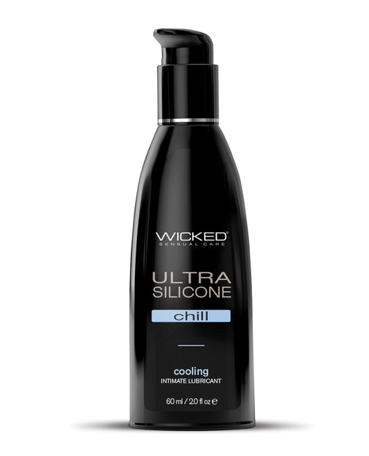 Wicked Sensual Care Ultra Chill Cooling Sensation Silicone Based Lubricant - 2 oz