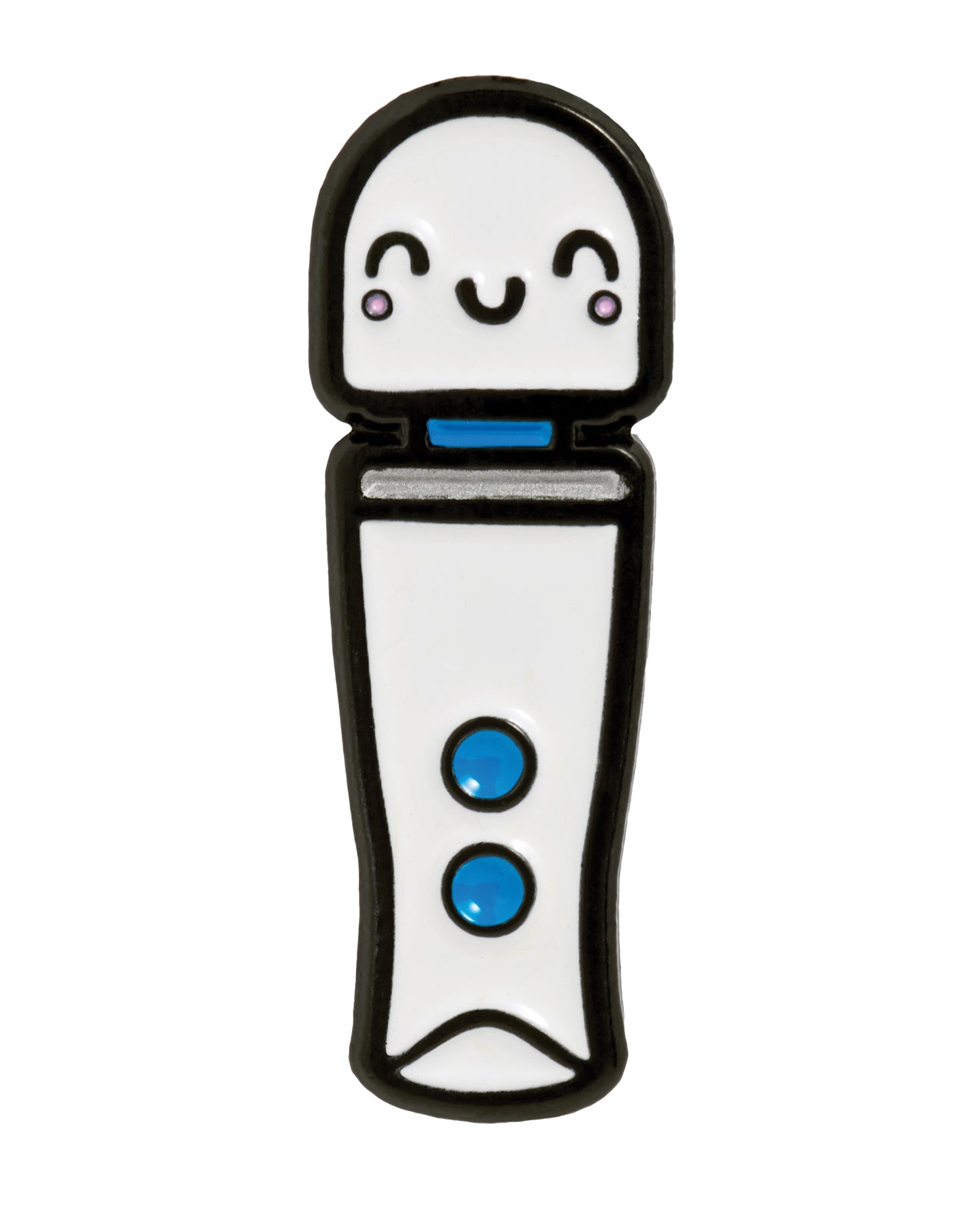 Wood Rocket Magic Wand Kawaii Micro Pin