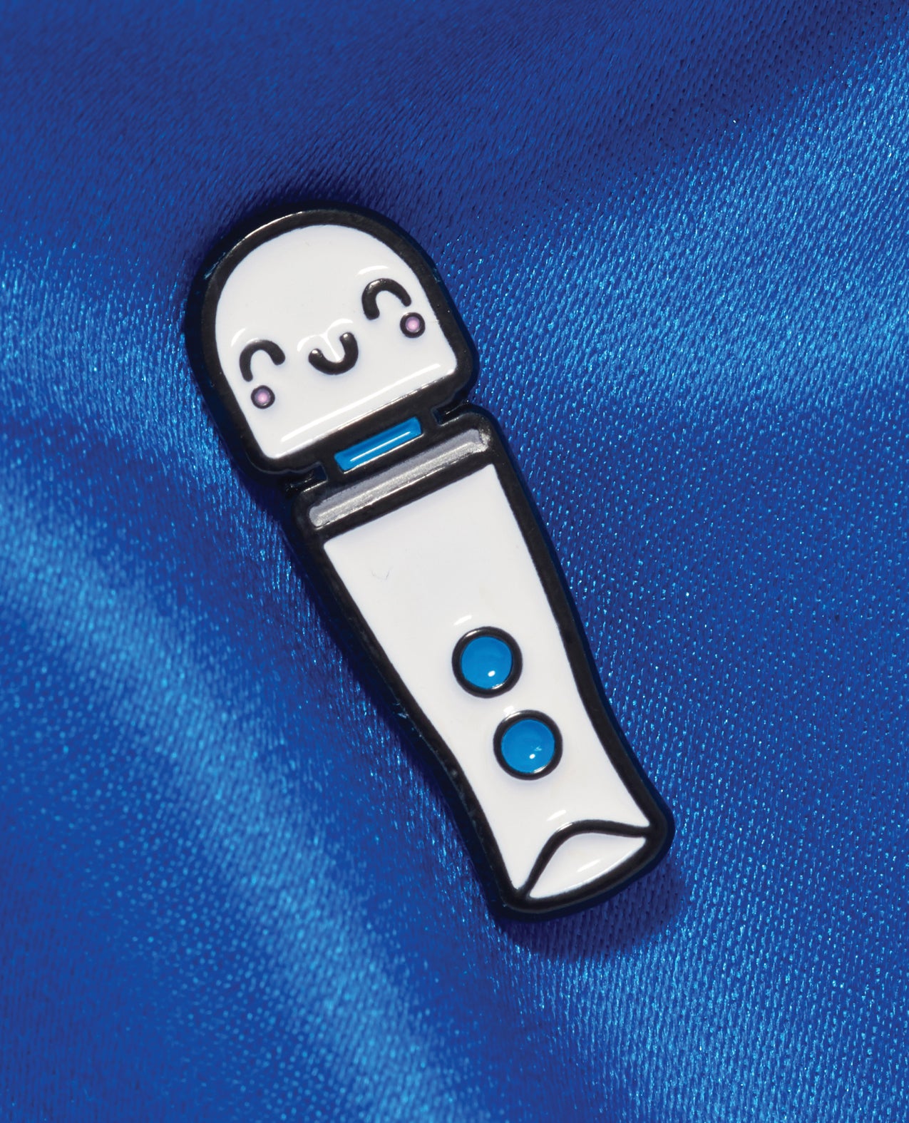 Wood Rocket Magic Wand Kawaii Micro Pin