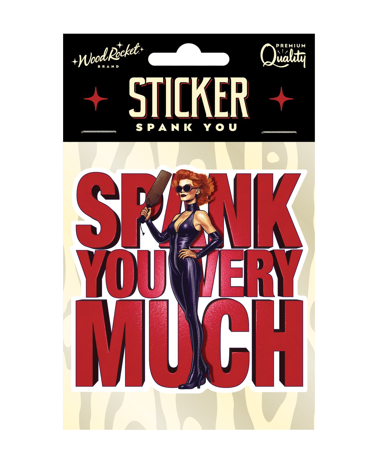 Spank You Very Much Sticker