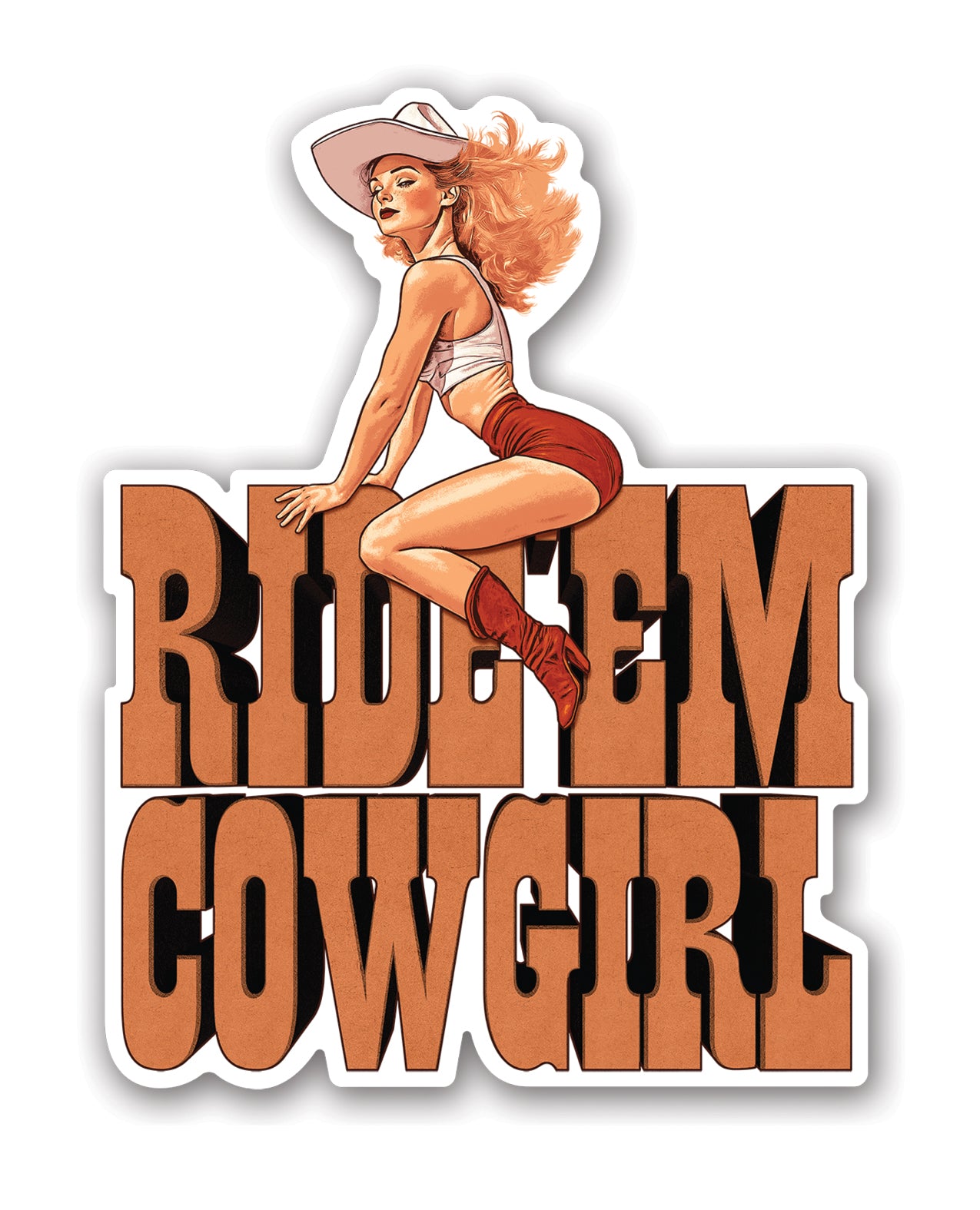 Ride Em Cowgirl Sticker