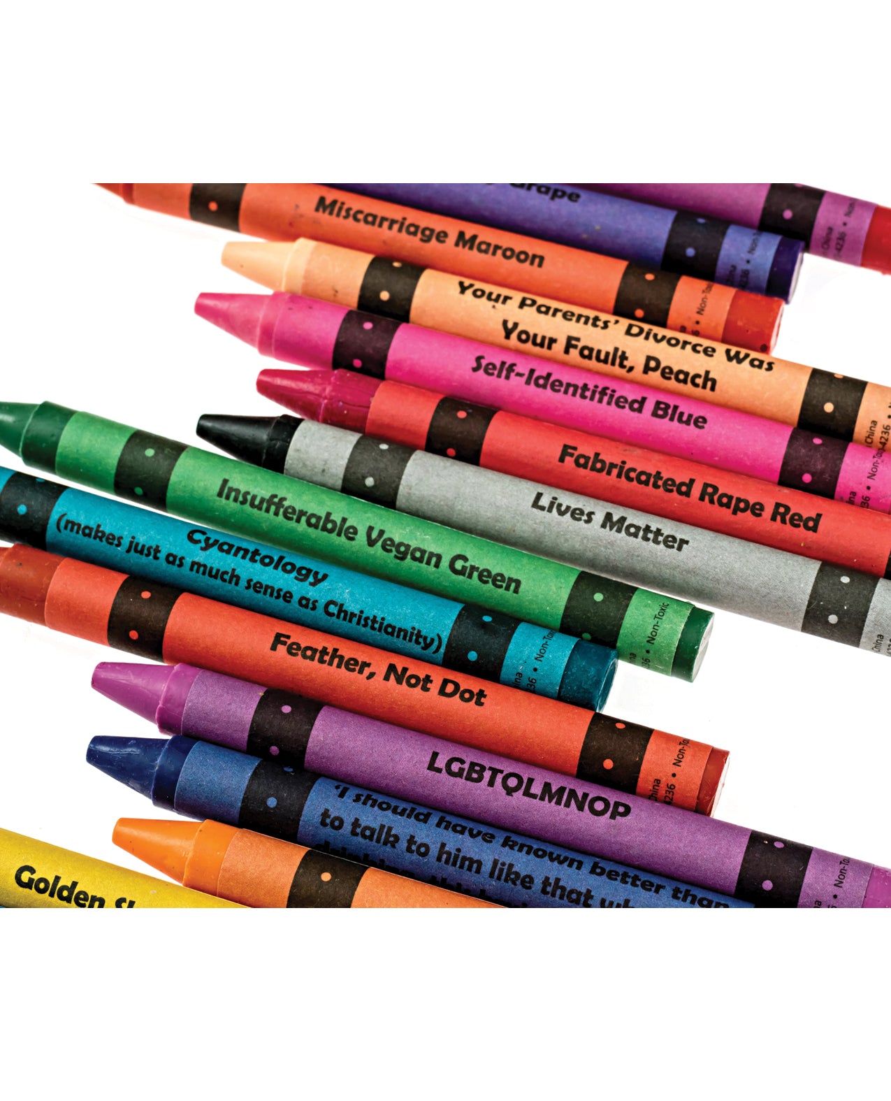 Wood Rocket Offensive Crayons