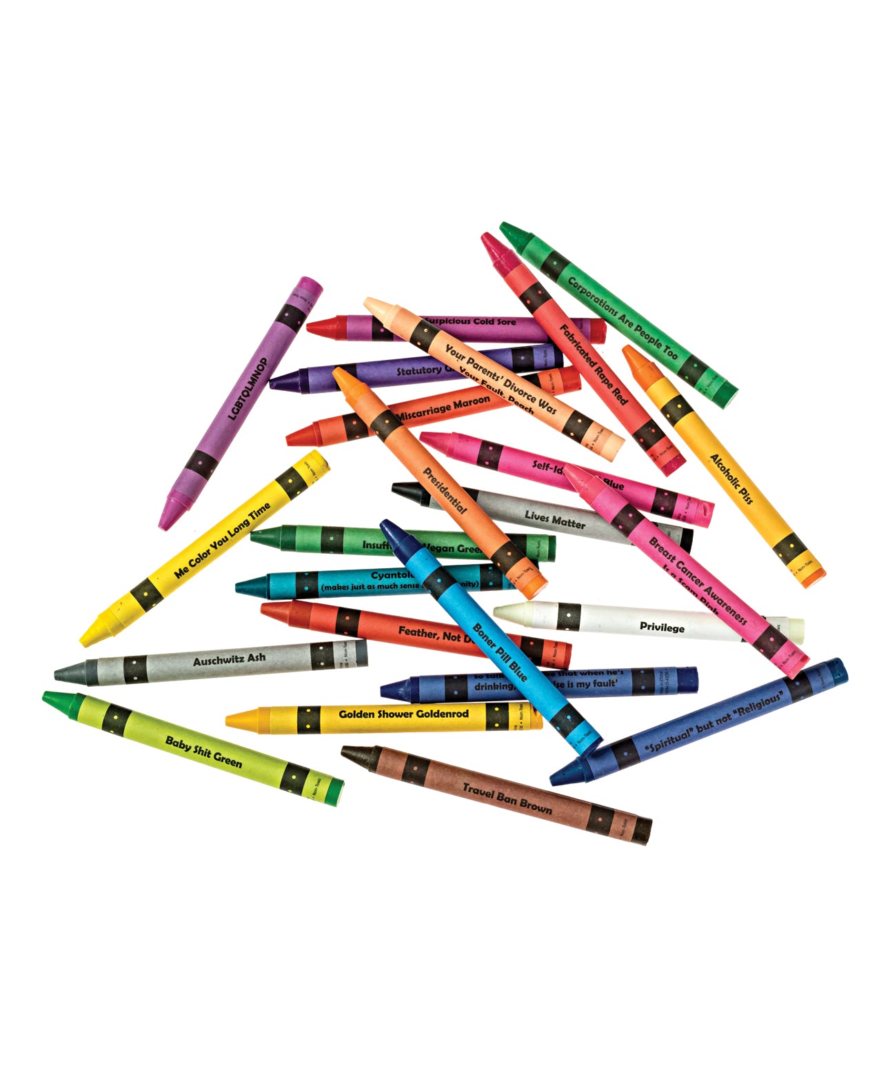 Wood Rocket Offensive Crayons