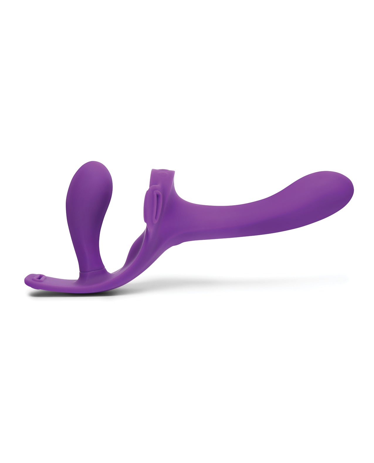 Lock-In Dual-Ended Vibrating Strap-On & Harness Set