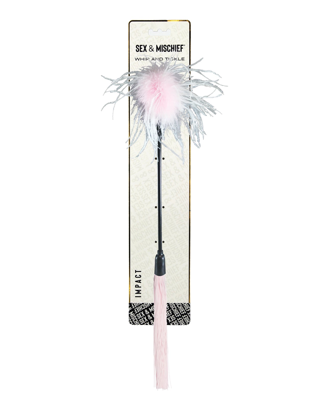 Sex & Mischief Whip & Tickle - Pink/White