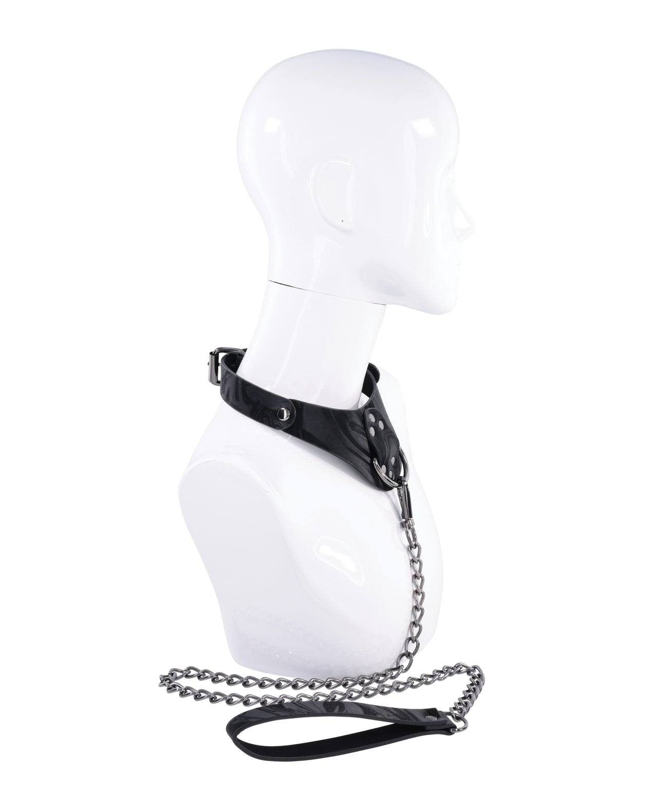 Sportsheets Velvet Noir Collar & Leash - Black