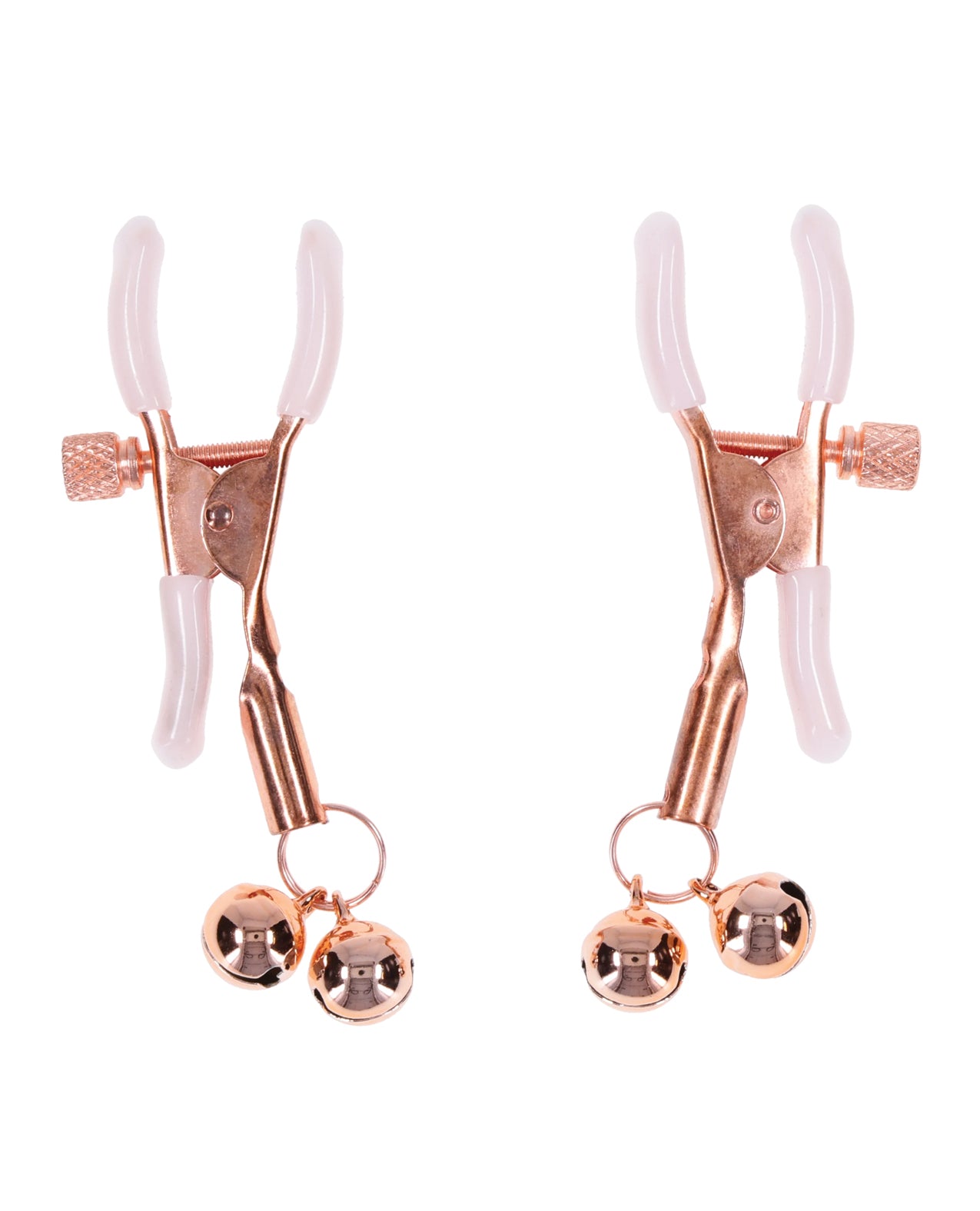 Sex & Mischief Peaches 'n CreaMe Bell Nipple Clamps