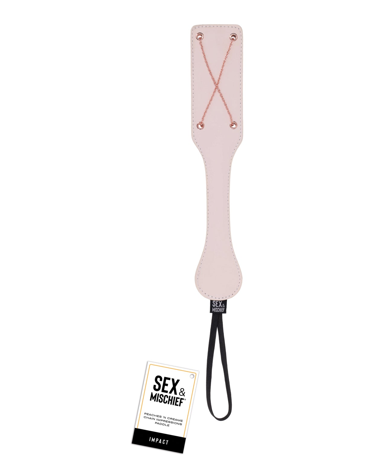 Sex & Mischief Peaches 'n CreaMe Chain Impressions Paddle