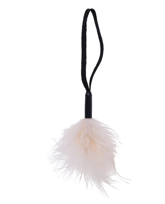 Sex & Mischief Peaches 'n CreaMe Wrist Feather Tickler - CreaMe