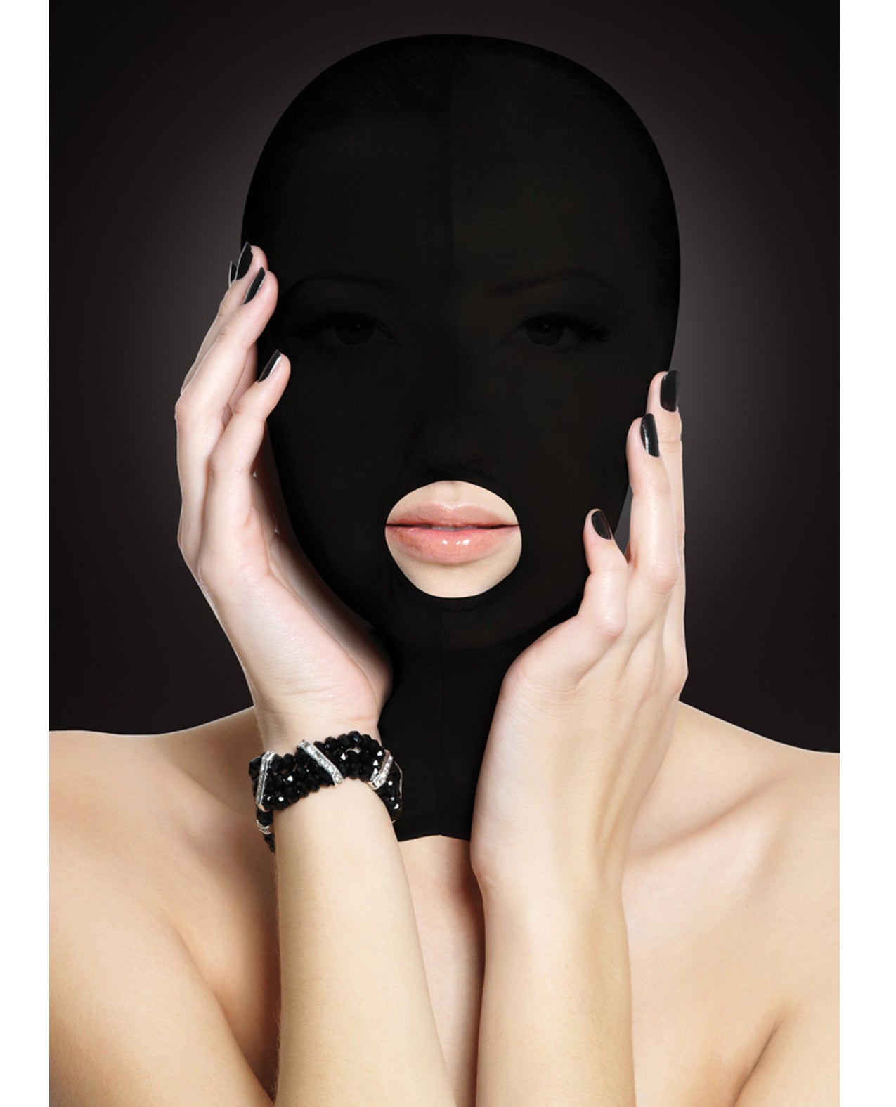 Shots Ouch Submission Mask - Black