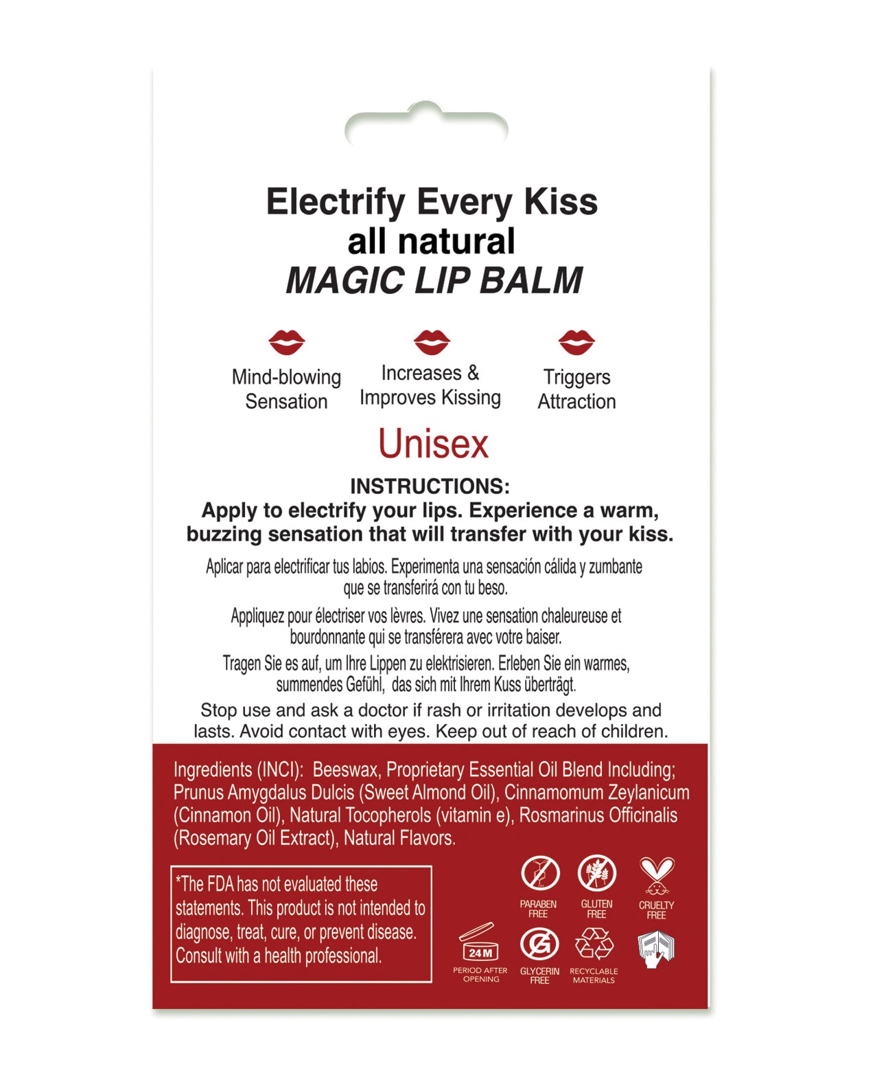 Sensuva X on the Lips w/Pheromones - Cherry