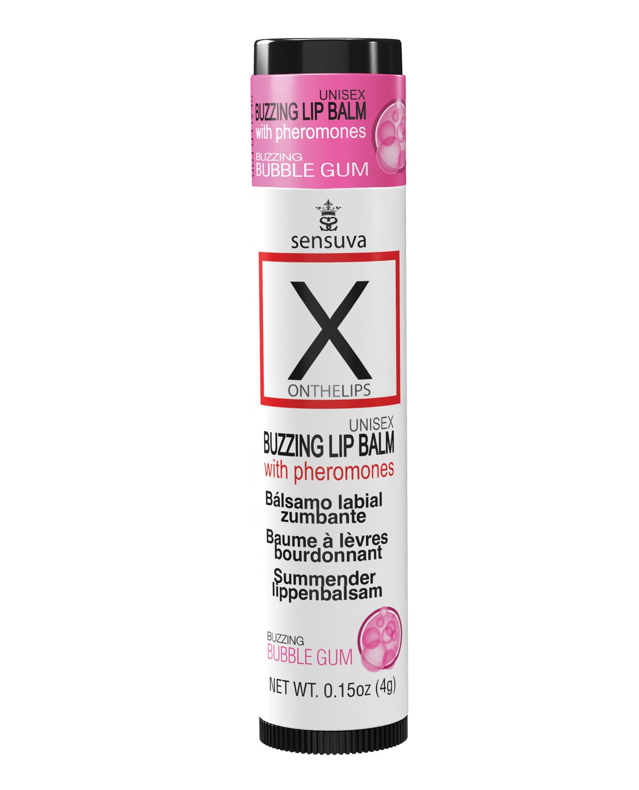 Sensuva X on the Lips w/Pheromones - Bubble Gum