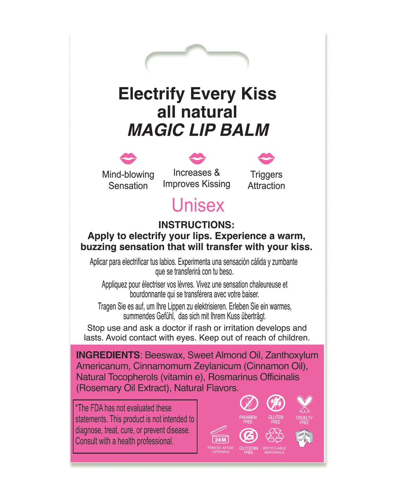 Sensuva X on the Lips w/Pheromones - Bubble Gum
