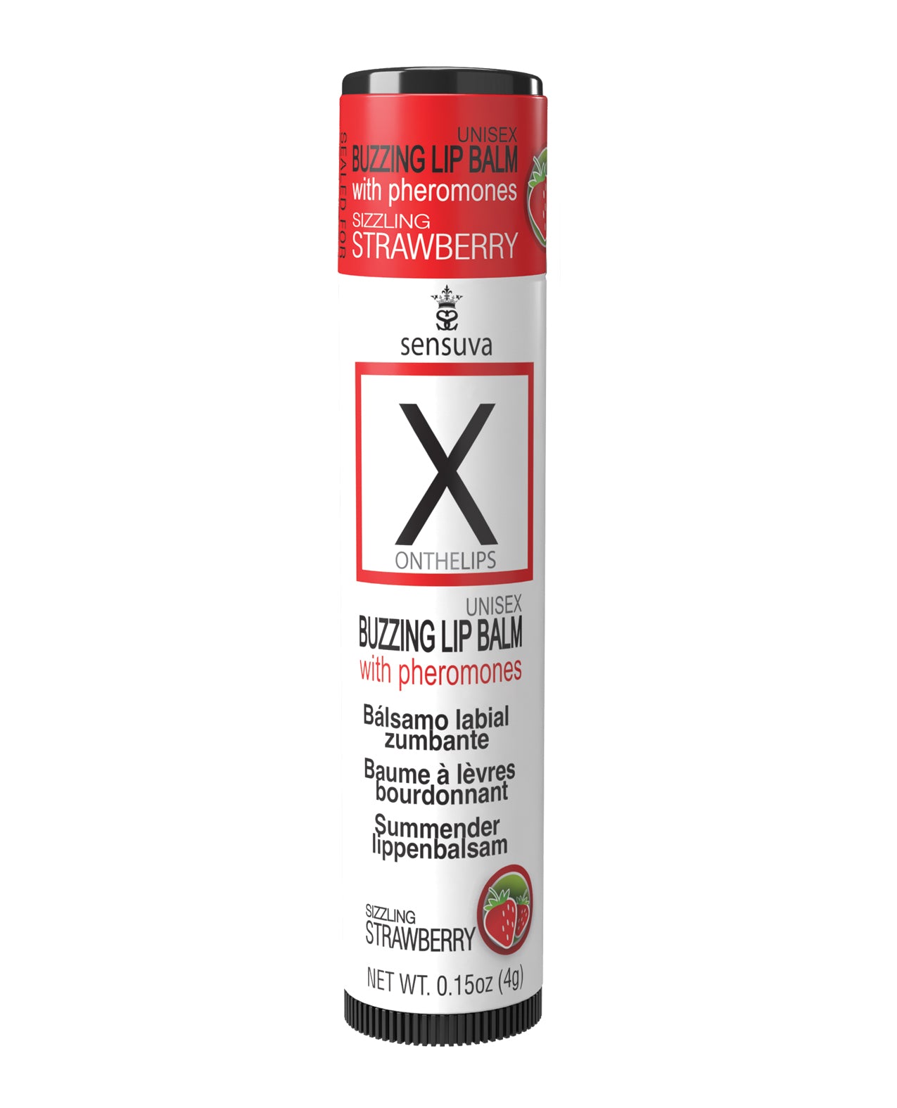 Sensuva X on the Lips w/Pheromones - Strawberry