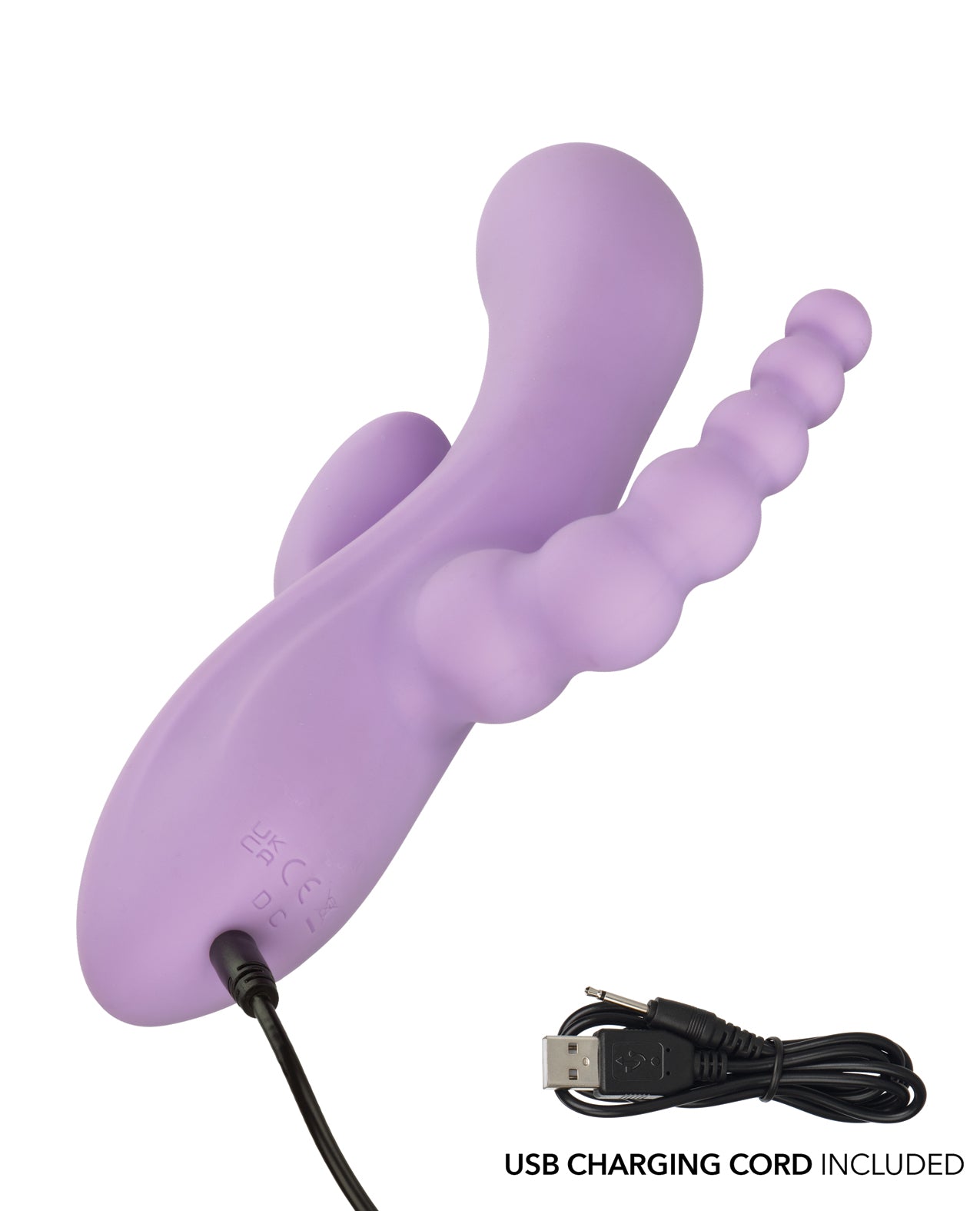 Flex Bend & Hold Triple Rumbler Triple Motor Massager - Purple