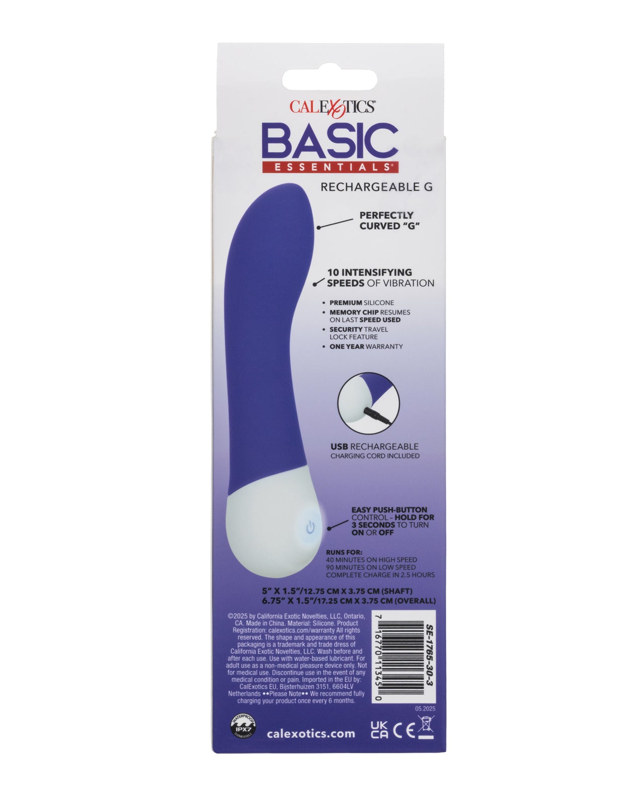 Basic Essentials Rechargeable G
