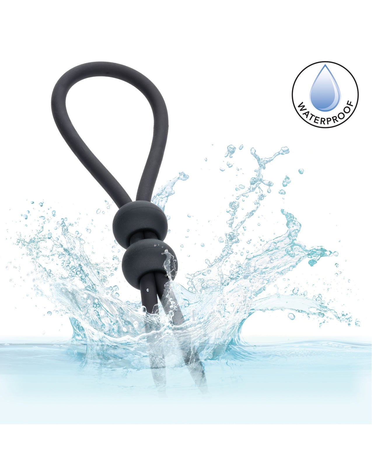 Alpha Liquid Silicone Dual Lasso - Black