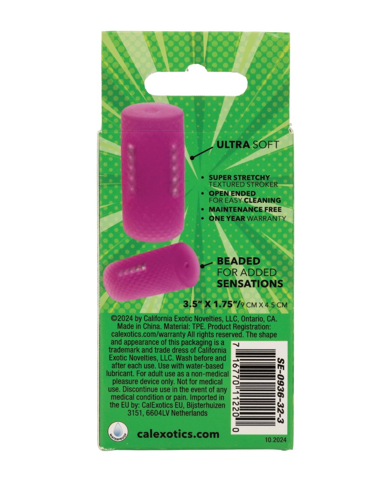 Pop Sock! Beaded Stroker - Purple