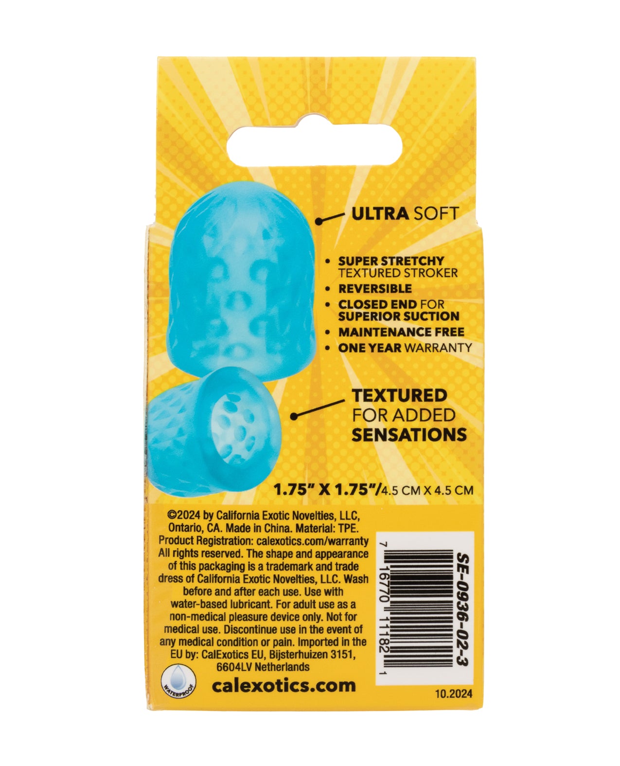 Pop Sock! Tickler Stroker - Blue