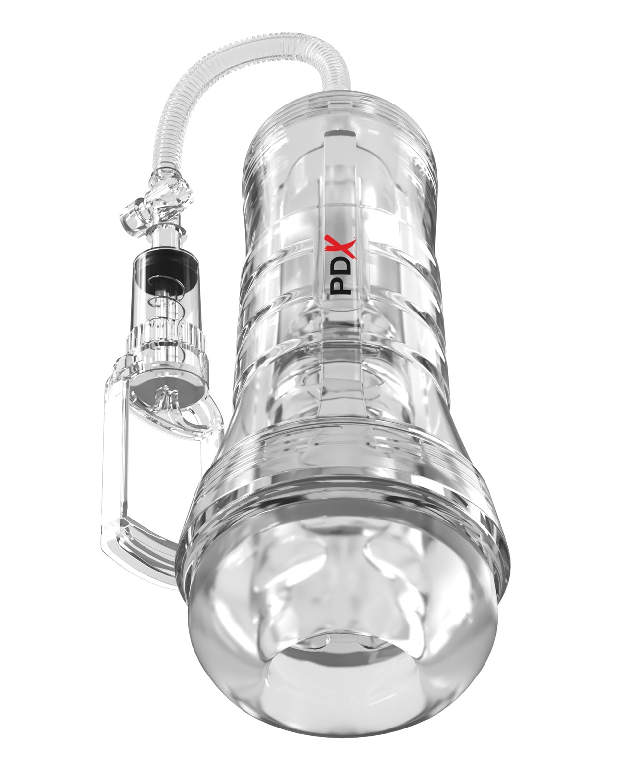 PDX Elite ViewTube Vac XXL Pump See-Thru EZ-Grip Pump Stroker - Clear