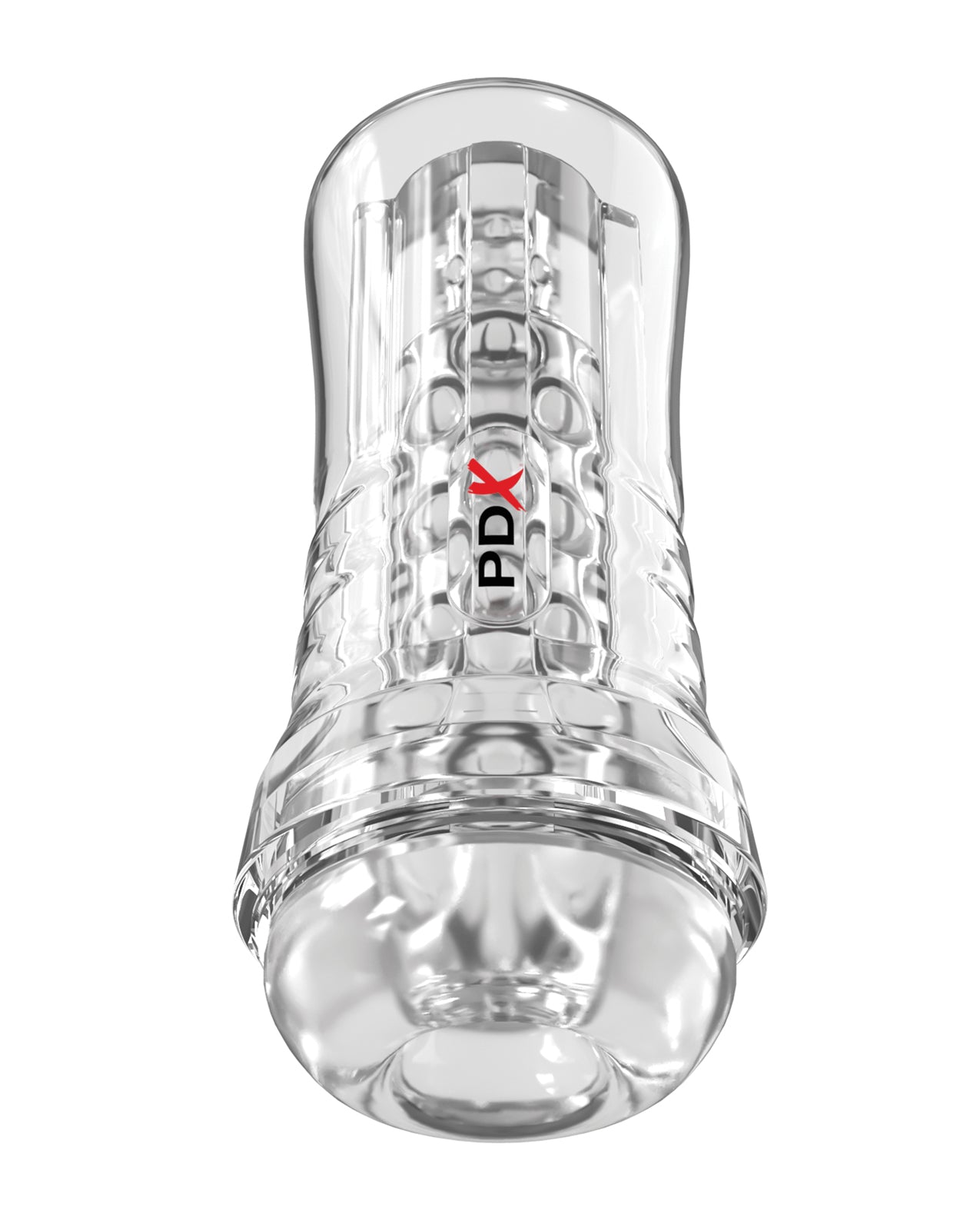 PDX Elite ViewTube See-Thru EZ-Grip Stroker - Clear