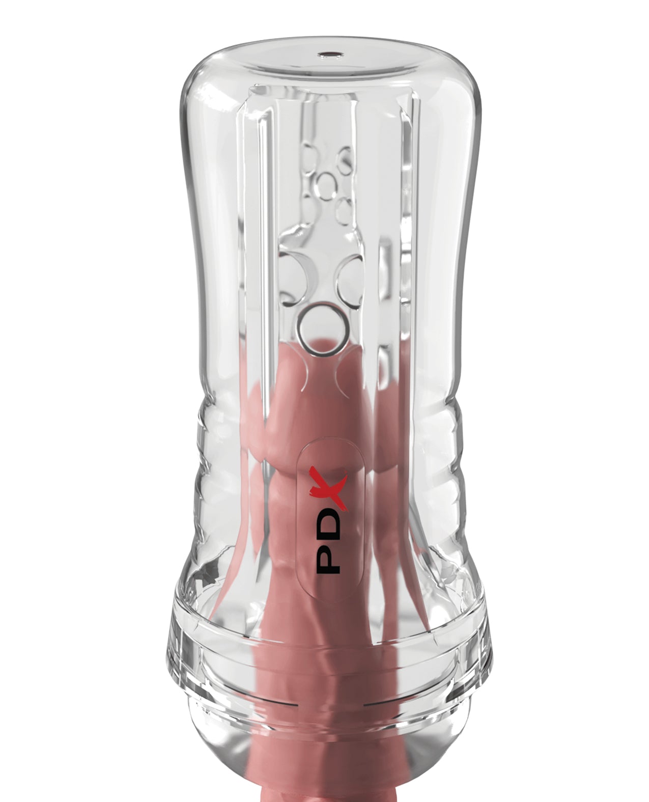 PDX Elite ViewTube See-Thru EZ-Grip Stroker - Clear