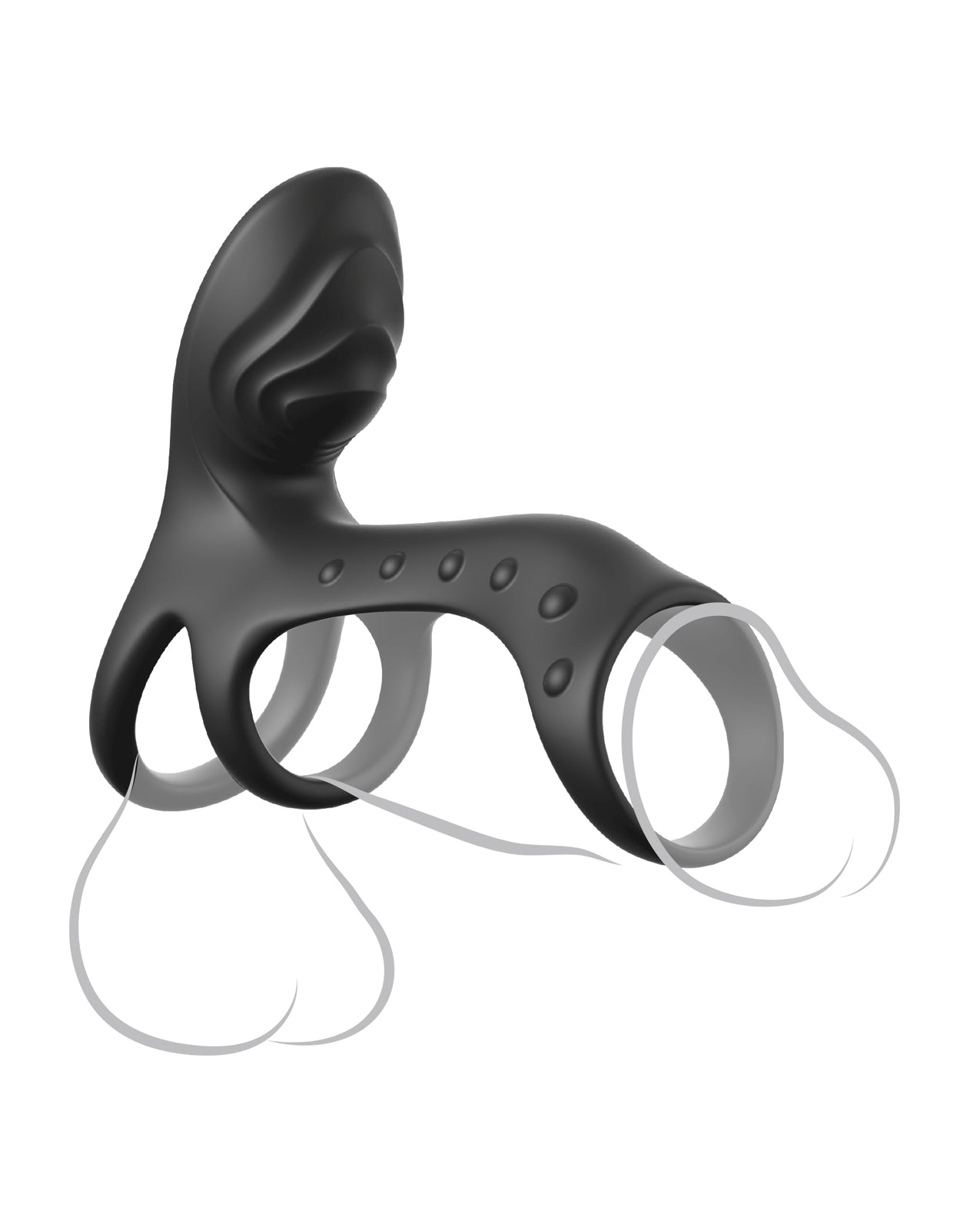 Fantasy C-Ringz Ultimate Couples Cage Pro - Black