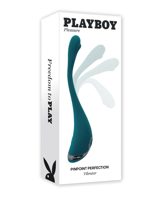 Playboy Pleasure Pinpoint Perfection Clit Stimulator - Teal
