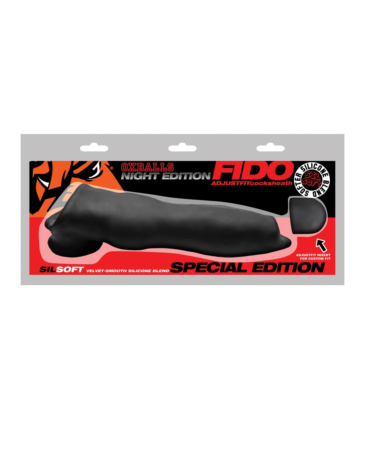 Oxballs Fido Velvet-Smooth Beast Cocksheath - Special Edition Night