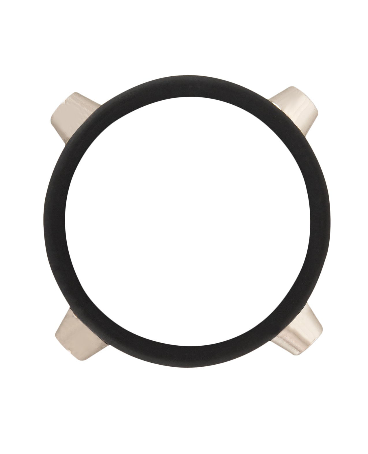 Rebel Cock Ring w/Studs - Black