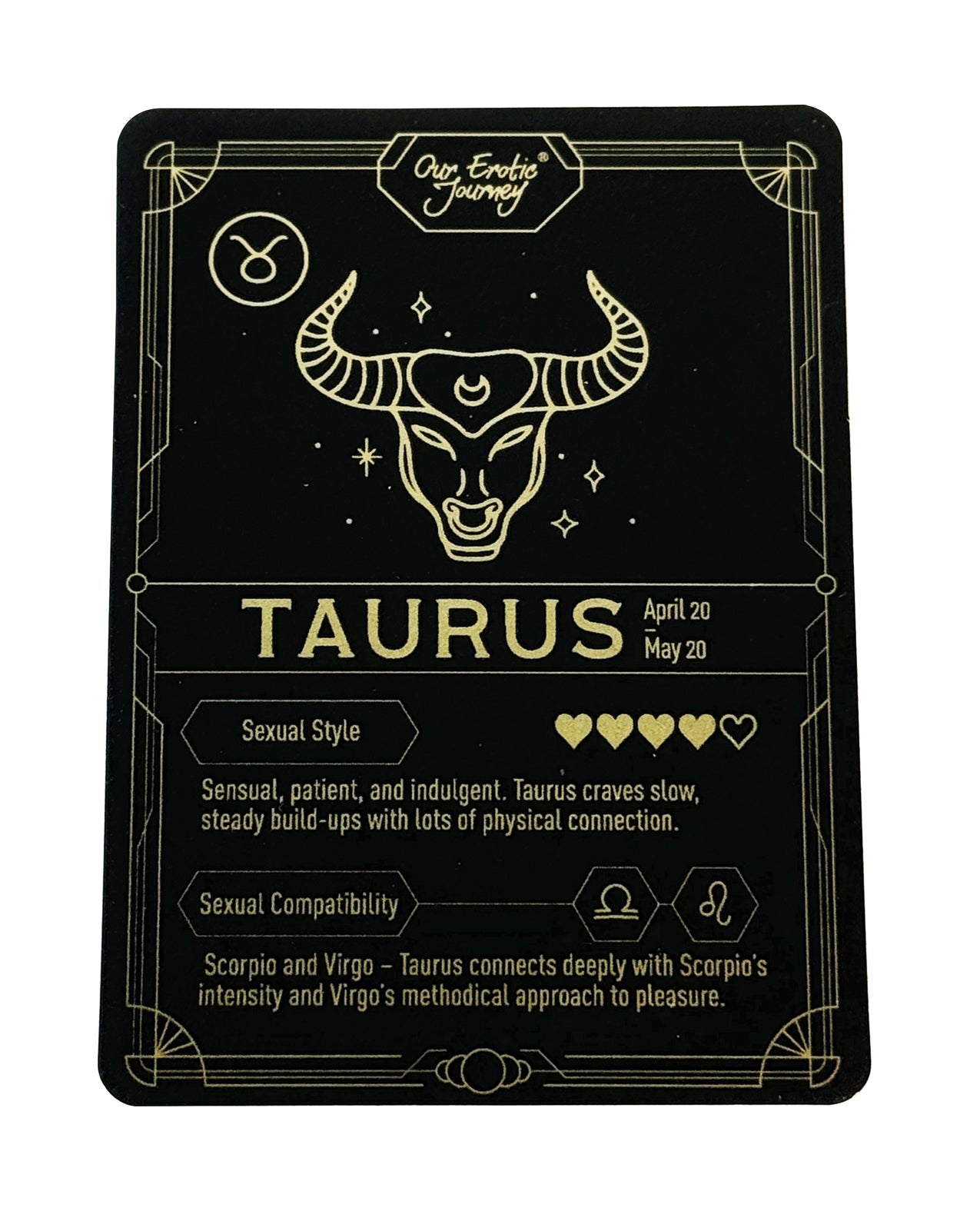 Zodiac Taurus Mini Vibe - Orange