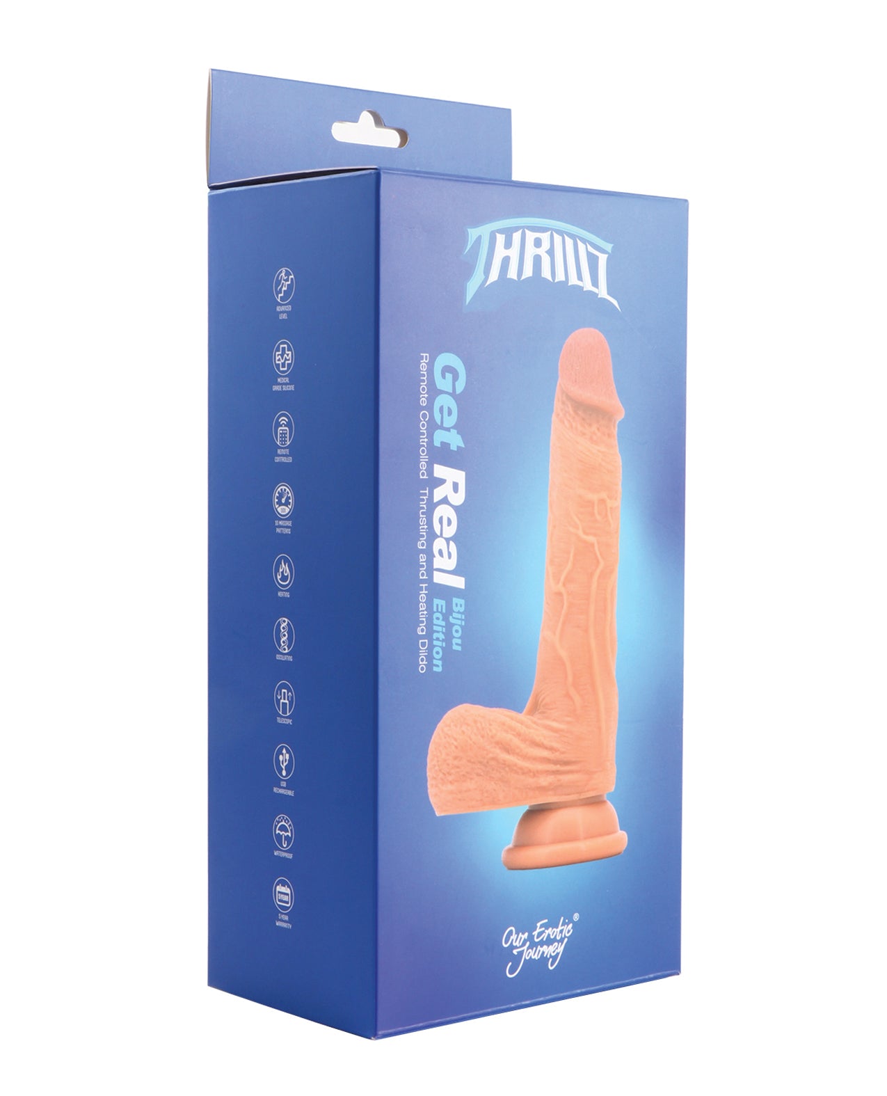 Thrillz Get Real Bijou Thrusting Dildo w/Remote