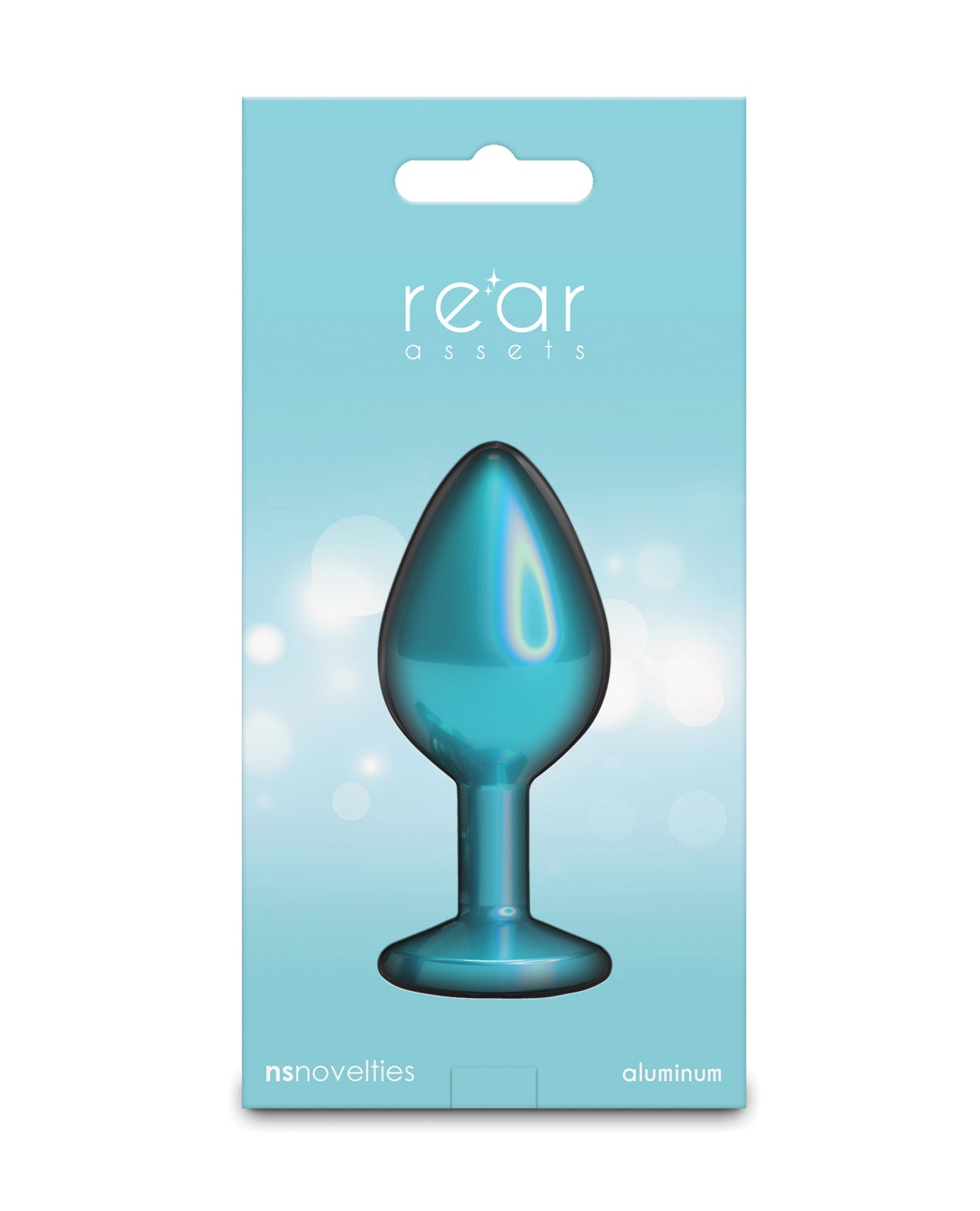 Rear Assets Medium w/Teal Gem - Iridescent Teal