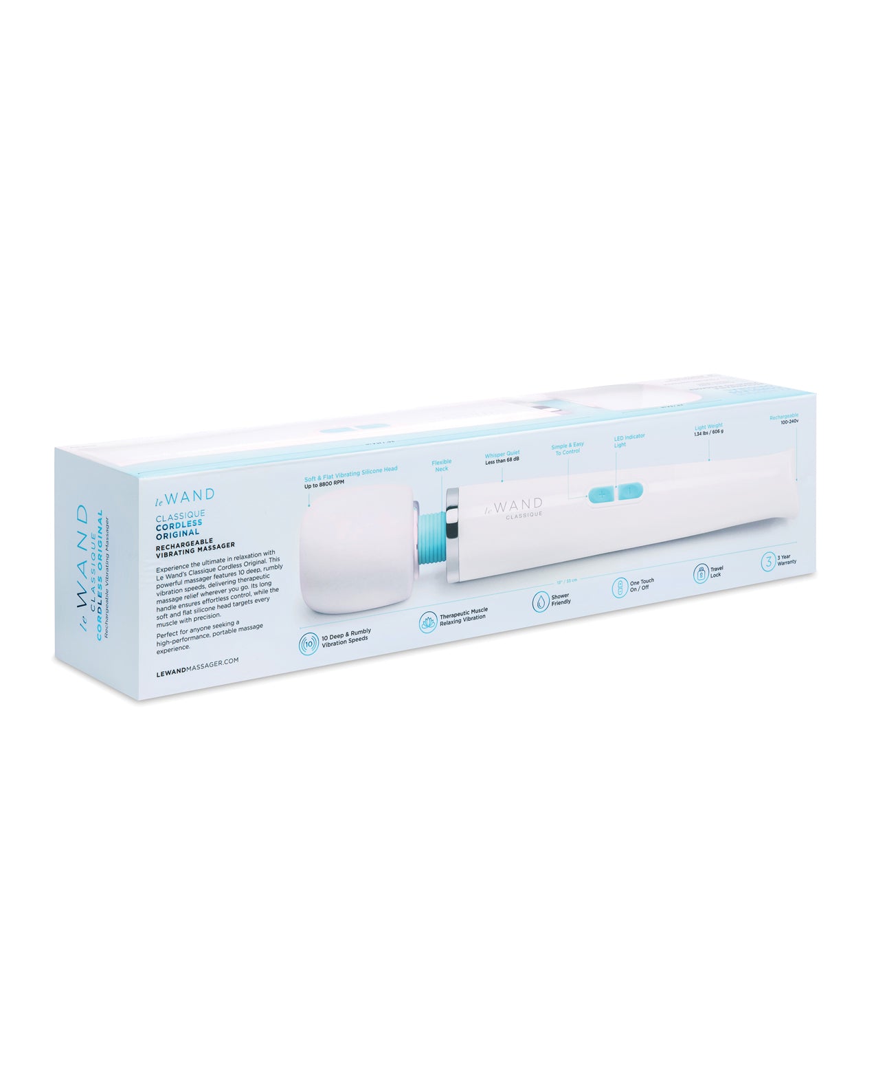 Le Wand Classique Rechargeable Wand Massager