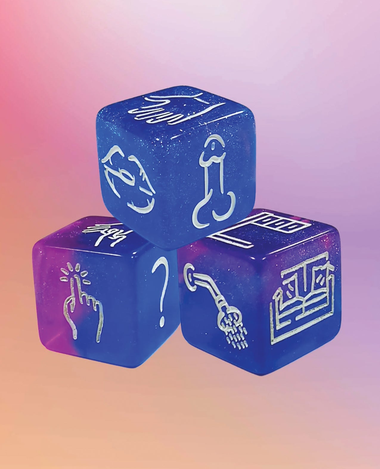 Love to Love Let's Dice w/Door Hanger - Blue