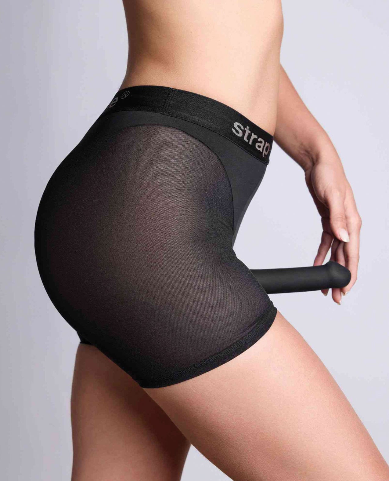 Strap On Me Halo Lingerie Harness - Black XL