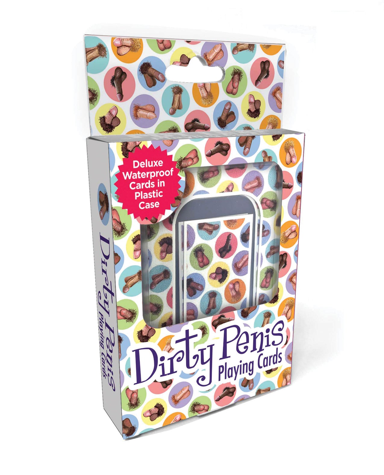 Dirty Penis Waterproof Playing Cards w/Plastic Case