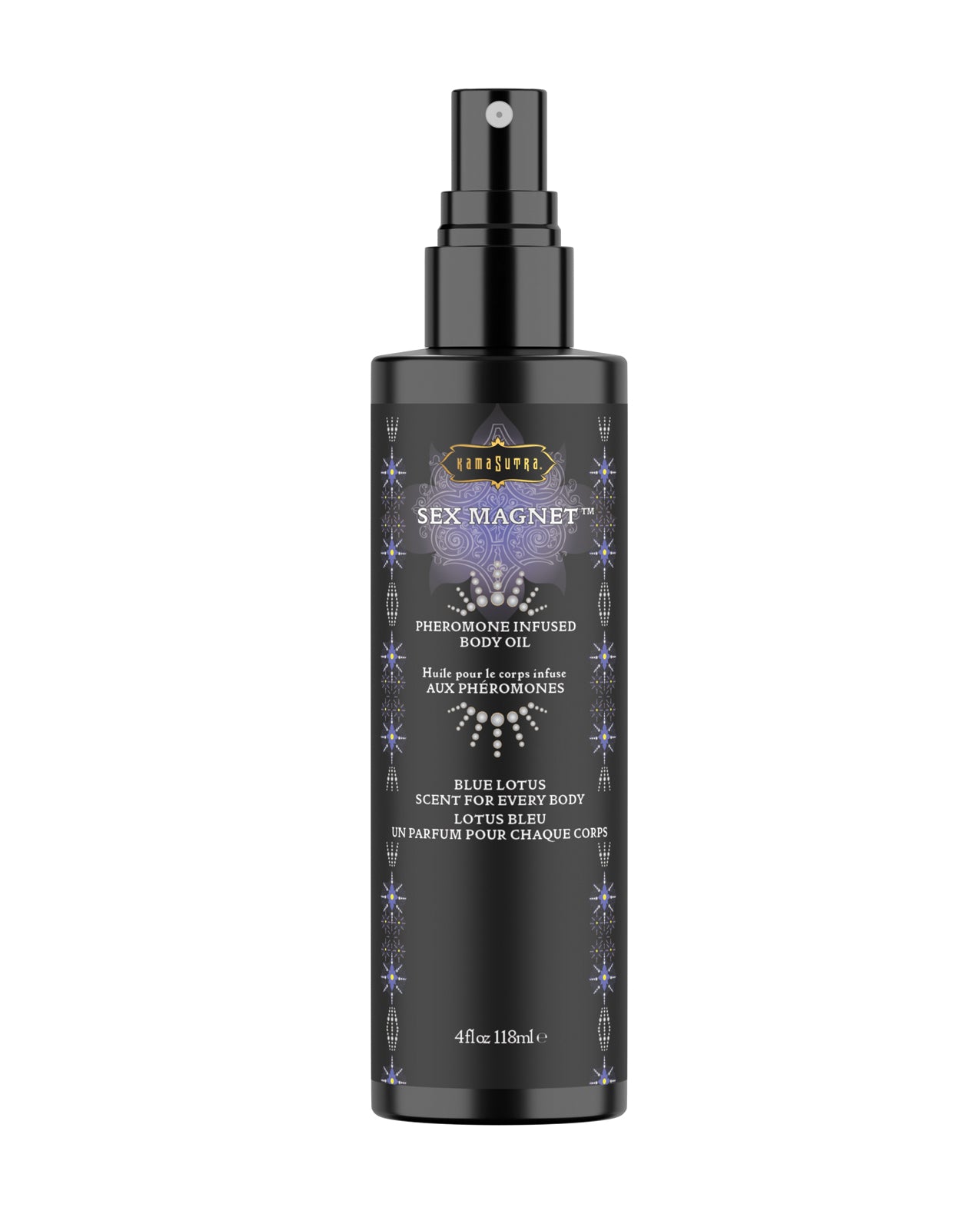 Kama Sutra Sex Magnet Pheromone Body Spray Blue Lotus 4 oz
