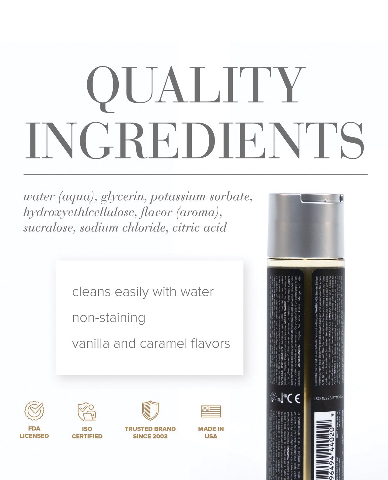 JO Gelato - Creme Brulee Lubricant 4 oz