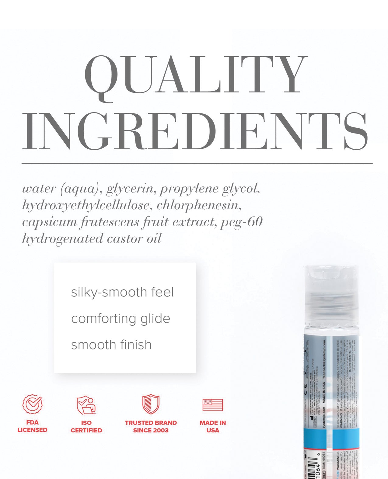JO H2O - Warming Lubricant 1 oz