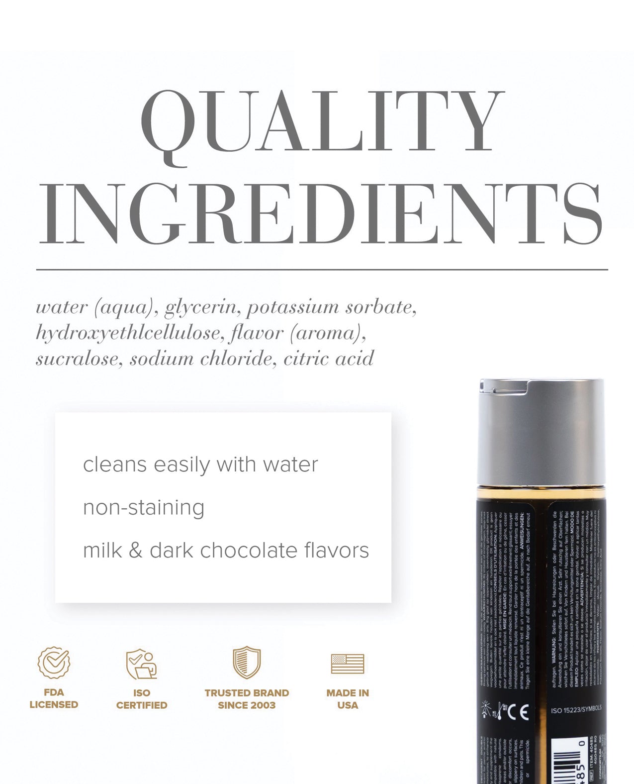 JO Gelato - Decadent Double Chocolate Lubricant 4 oz