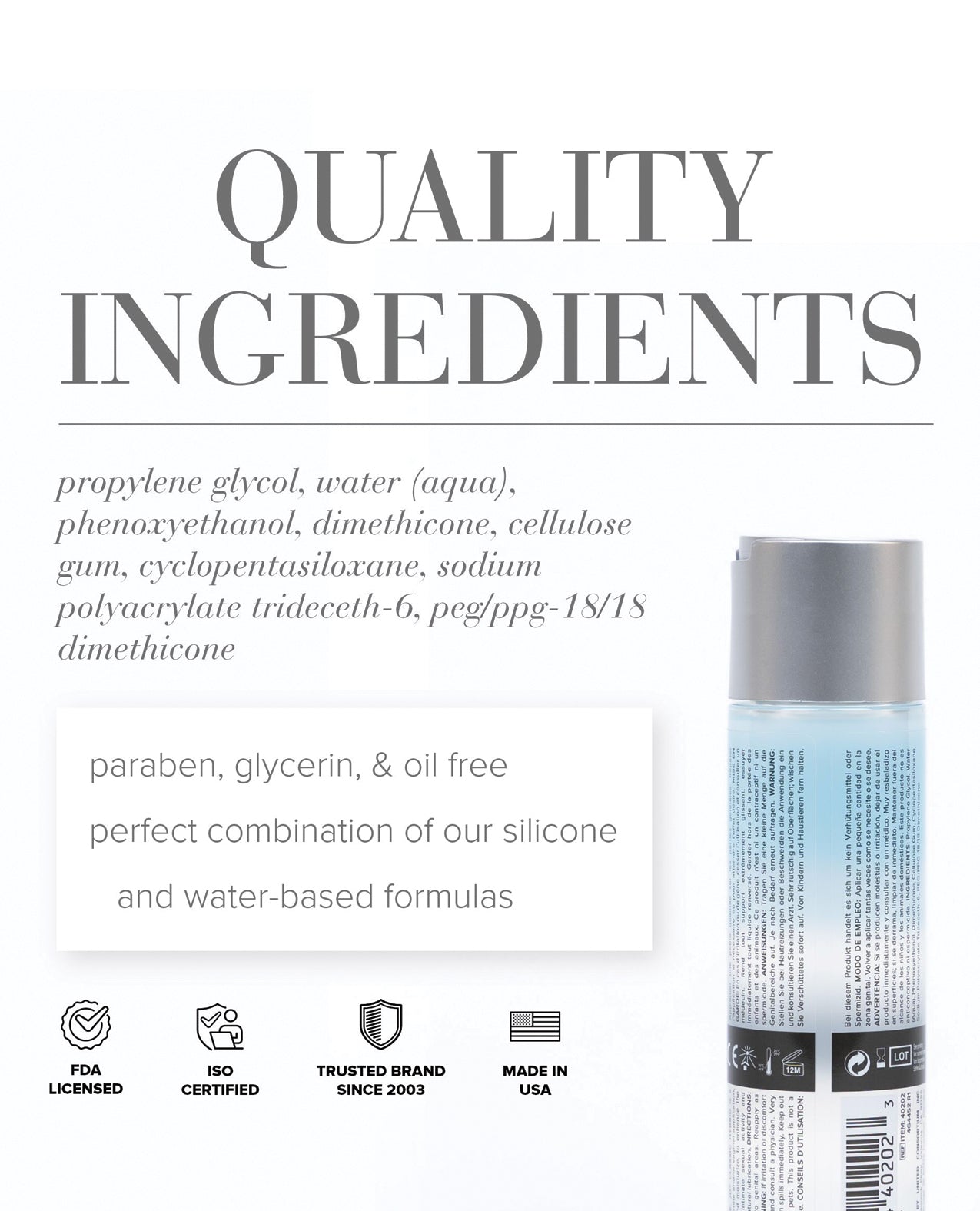 JO Classic Hybrid - Original Lubricant 4 oz