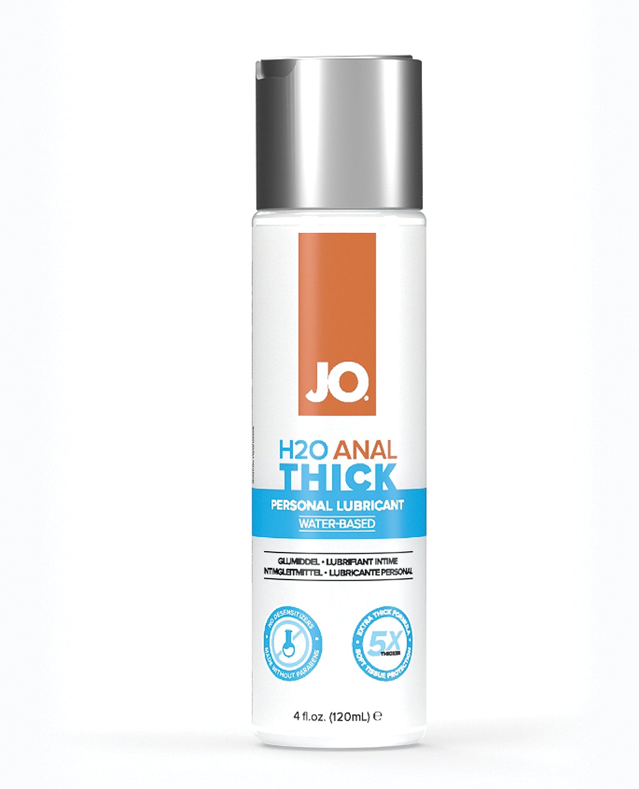 JO H2O Anal Thick - Original Lubricant 4 oz