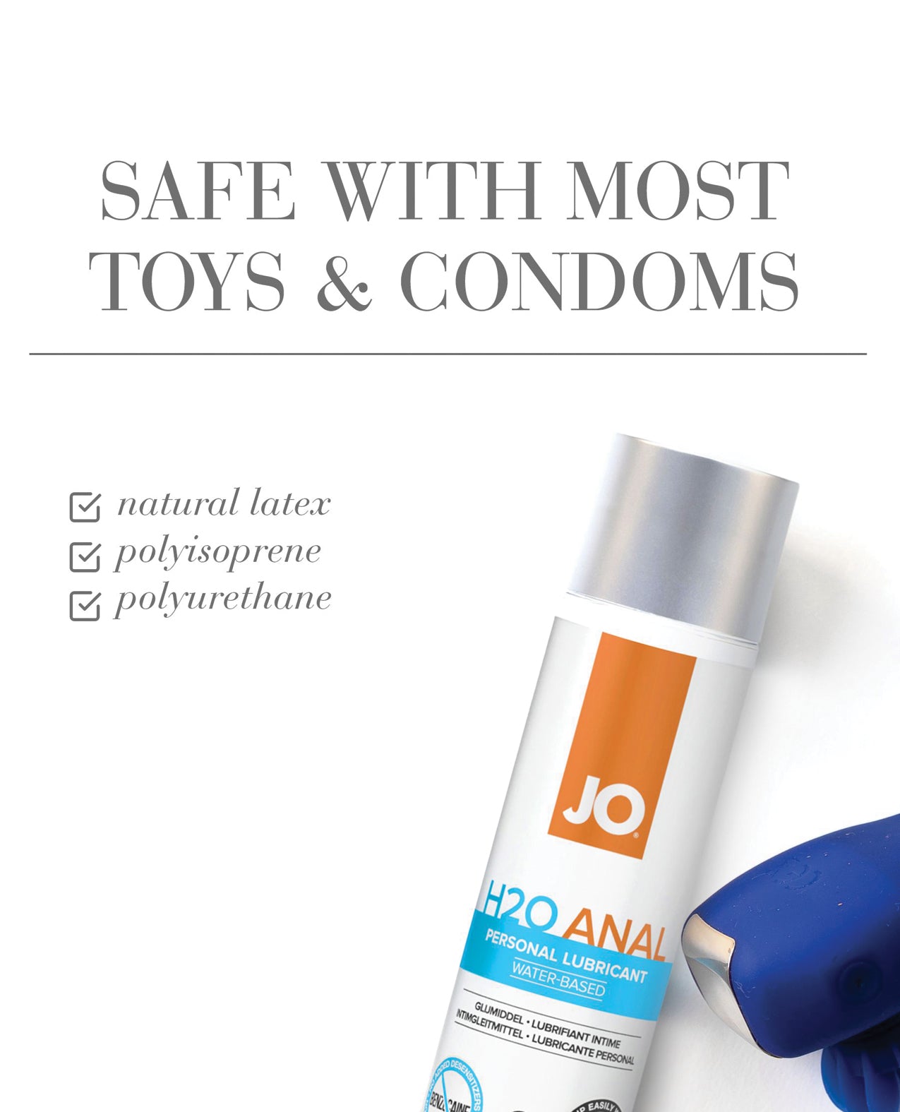 JO H2O Anal - Original Lubricant 4 oz