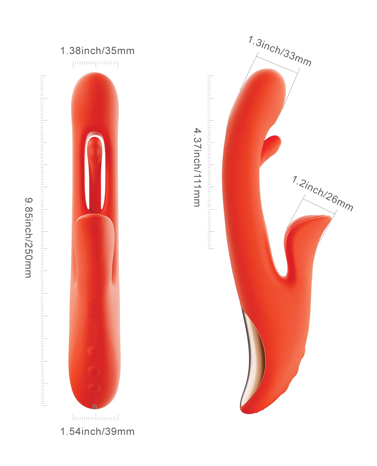 Tressa App-Enabled Tapping Vibrator G-Spot and Clitoris Stimulation