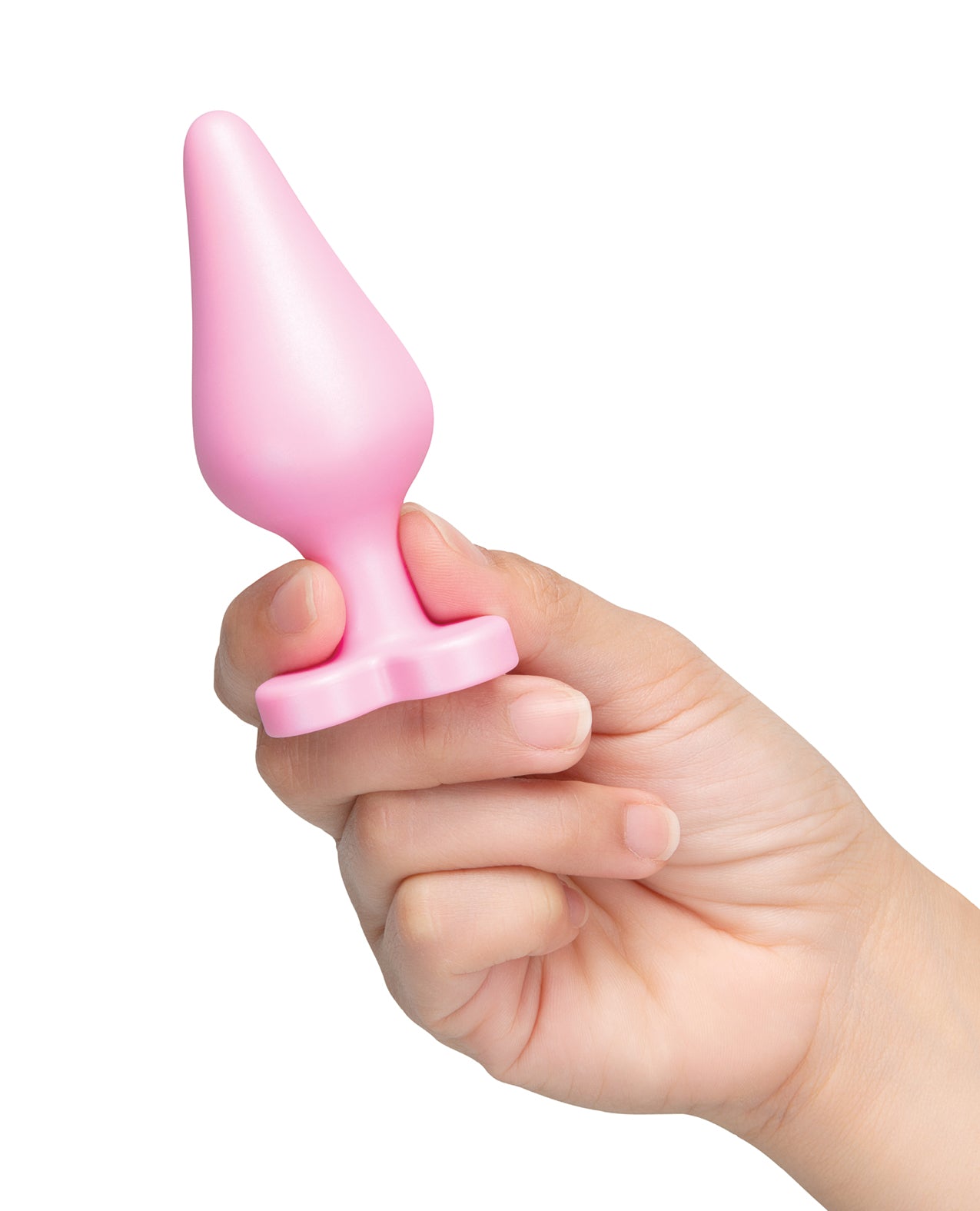 B-Mine Butties - Silicone Butt Plug with Heart Base - Pink