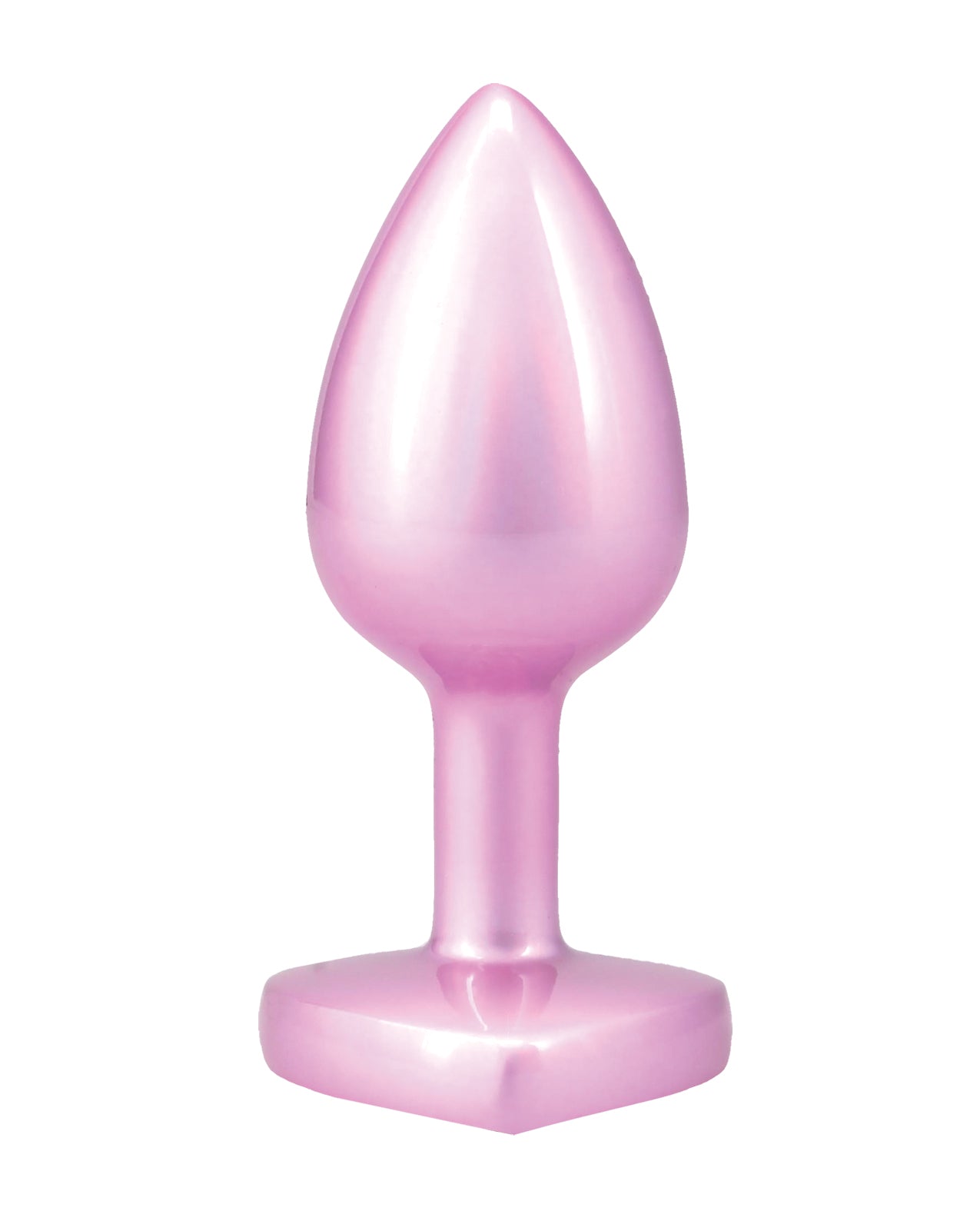 Booty Bling Jeweled Metal Plug - Small Pink