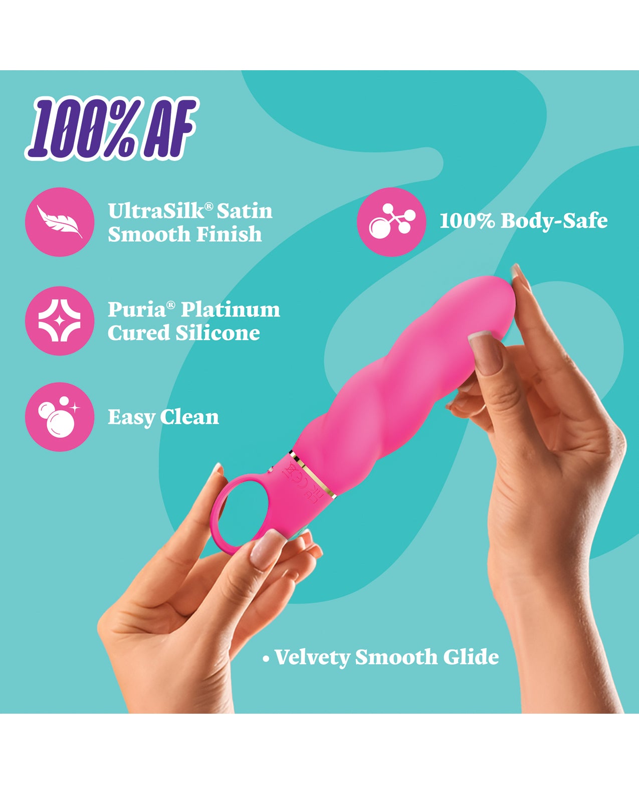 Aria - Amazing AF 2.0 - Rechargeable Vibe - Fuchsia