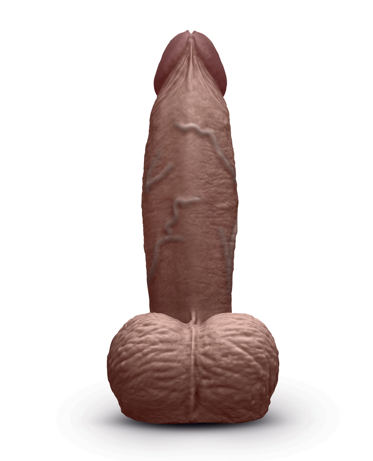 b-Vibe Slipskin 6" Girthy - Brown